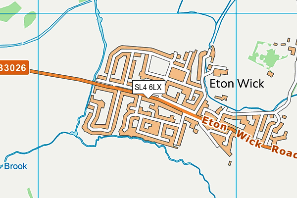 SL4 6LX map - OS VectorMap District (Ordnance Survey) SL4 6LX map - OS VectorMap District (Ordnance Survey)