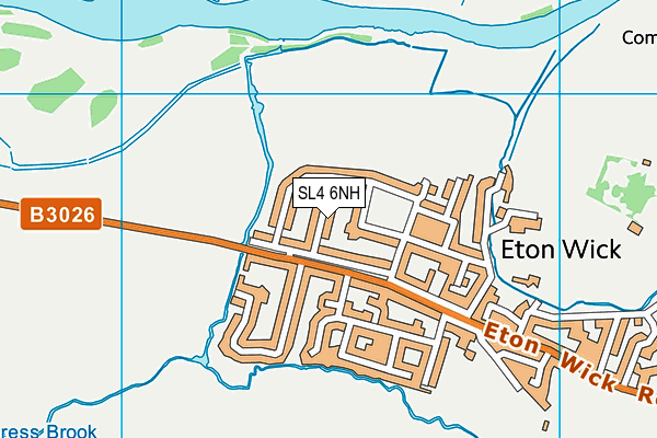 SL4 6NH map - OS VectorMap District (Ordnance Survey) SL4 6NH map - OS VectorMap District (Ordnance Survey)