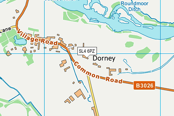 SL4 6PZ map - OS VectorMap District (Ordnance Survey) SL4 6PZ map - OS VectorMap District (Ordnance Survey)