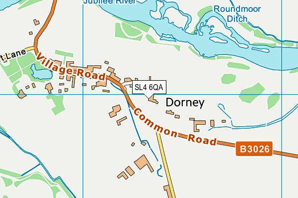 SL4 6QA map - OS VectorMap District (Ordnance Survey) SL4 6QA map - OS VectorMap District (Ordnance Survey)
