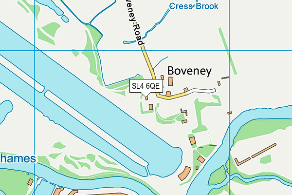 SL4 6QE map - OS VectorMap District (Ordnance Survey) SL4 6QE map - OS VectorMap District (Ordnance Survey)