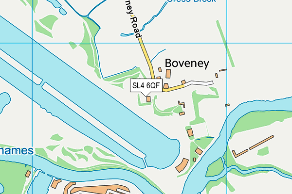 SL4 6QF map - OS VectorMap District (Ordnance Survey) SL4 6QF map - OS VectorMap District (Ordnance Survey)