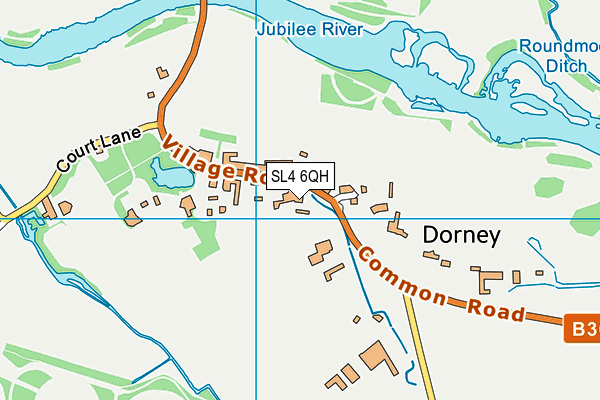 SL4 6QH map - OS VectorMap District (Ordnance Survey) SL4 6QH map - OS VectorMap District (Ordnance Survey)