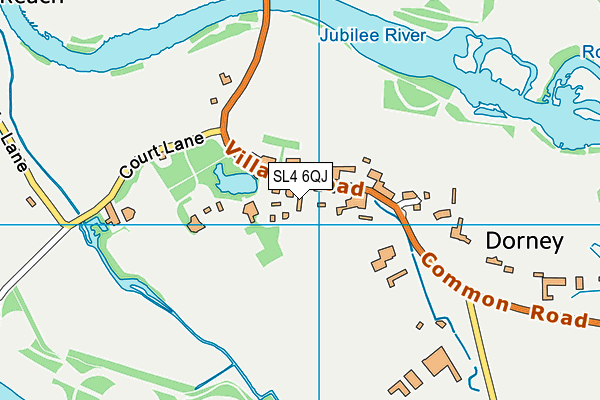 SL4 6QJ map - OS VectorMap District (Ordnance Survey) SL4 6QJ map - OS VectorMap District (Ordnance Survey)