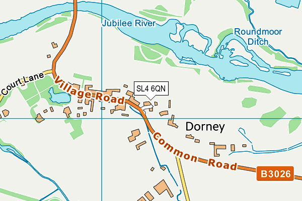 SL4 6QN map - OS VectorMap District (Ordnance Survey) SL4 6QN map - OS VectorMap District (Ordnance Survey)
