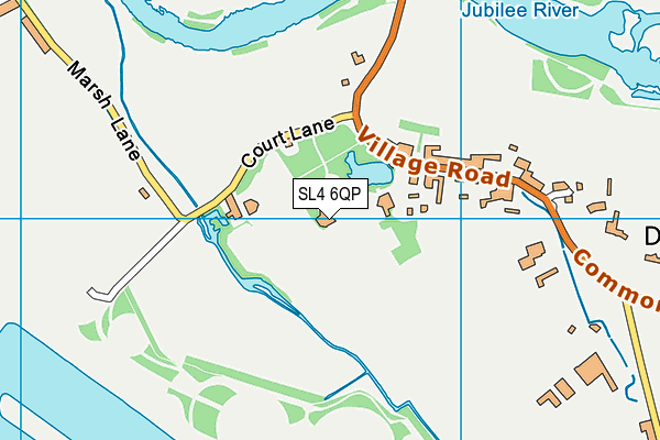 SL4 6QP map - OS VectorMap District (Ordnance Survey) SL4 6QP map - OS VectorMap District (Ordnance Survey)