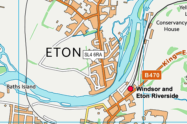 SL4 6RA map - OS VectorMap District (Ordnance Survey) SL4 6RA map - OS VectorMap District (Ordnance Survey)