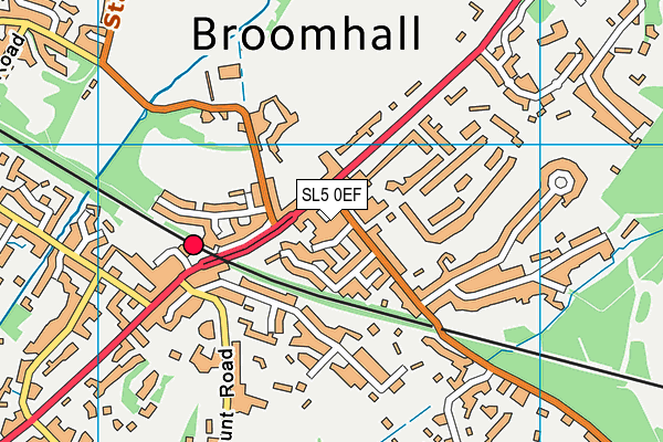 SL5 0EF map - OS VectorMap District (Ordnance Survey) SL5 0EF map - OS VectorMap District (Ordnance Survey)