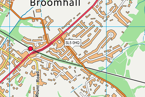 SL5 0HQ map - OS VectorMap District (Ordnance Survey) SL5 0HQ map - OS VectorMap District (Ordnance Survey)