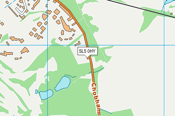 SL5 0HY map - OS VectorMap District (Ordnance Survey) SL5 0HY map - OS VectorMap District (Ordnance Survey)