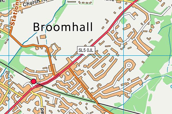SL5 0JL map - OS VectorMap District (Ordnance Survey) SL5 0JL map - OS VectorMap District (Ordnance Survey)