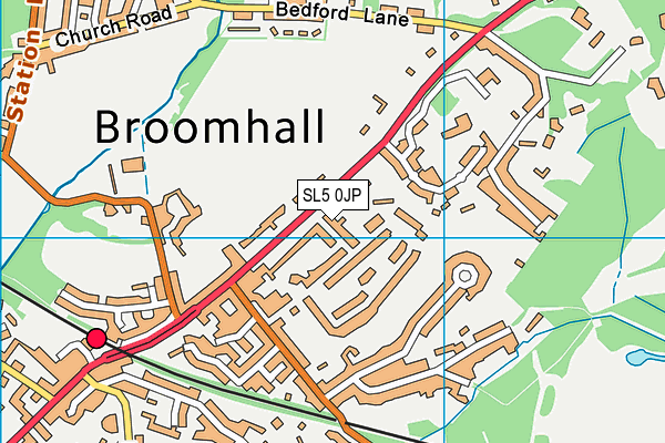 SL5 0JP map - OS VectorMap District (Ordnance Survey) SL5 0JP map - OS VectorMap District (Ordnance Survey)