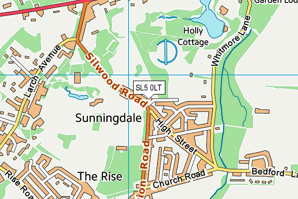 SL5 0LT map - OS VectorMap District (Ordnance Survey) SL5 0LT map - OS VectorMap District (Ordnance Survey)