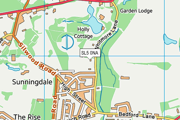 SL5 0NA map - OS VectorMap District (Ordnance Survey) SL5 0NA map - OS VectorMap District (Ordnance Survey)
