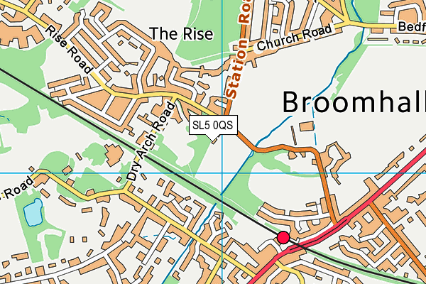 SL5 0QS map - OS VectorMap District (Ordnance Survey) SL5 0QS map - OS VectorMap District (Ordnance Survey)
