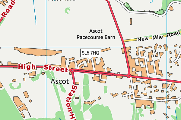 SL5 7HQ map - OS VectorMap District (Ordnance Survey)