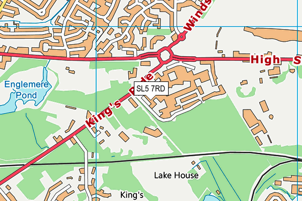 SL5 7RD map - OS VectorMap District (Ordnance Survey) SL5 7RD map - OS VectorMap District (Ordnance Survey)