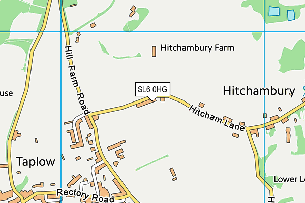 SL6 0HG map - OS VectorMap District (Ordnance Survey) SL6 0HG map - OS VectorMap District (Ordnance Survey)