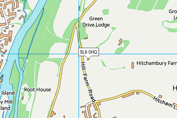 SL6 0HQ map - OS VectorMap District (Ordnance Survey) SL6 0HQ map - OS VectorMap District (Ordnance Survey)