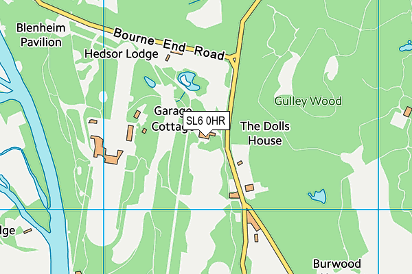 SL6 0HR map - OS VectorMap District (Ordnance Survey) SL6 0HR map - OS VectorMap District (Ordnance Survey)