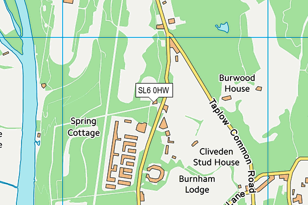 SL6 0HW map - OS VectorMap District (Ordnance Survey) SL6 0HW map - OS VectorMap District (Ordnance Survey)