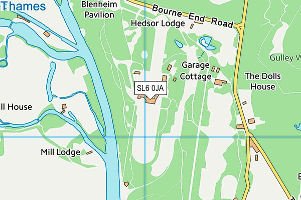SL6 0JA map - OS VectorMap District (Ordnance Survey) SL6 0JA map - OS VectorMap District (Ordnance Survey)