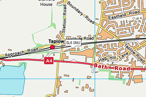 SL6 0NU map - OS VectorMap District (Ordnance Survey) SL6 0NU map - OS VectorMap District (Ordnance Survey)