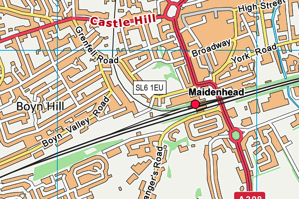 SL6 1EU map - OS VectorMap District (Ordnance Survey) SL6 1EU map - OS VectorMap District (Ordnance Survey)