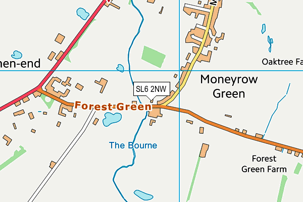 SL6 2NW map - OS VectorMap District (Ordnance Survey) SL6 2NW map - OS VectorMap District (Ordnance Survey)