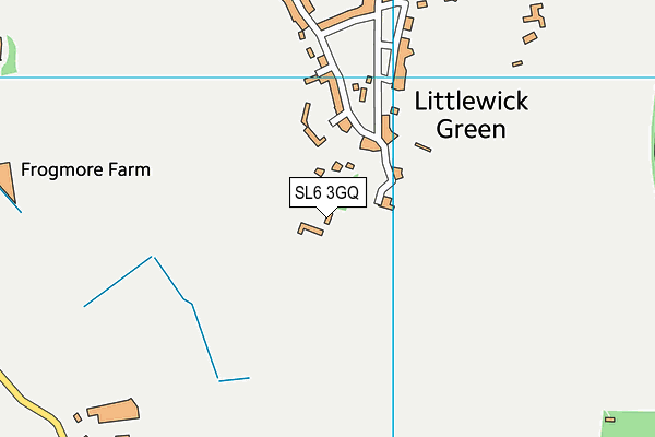 SL6 3GQ map - OS VectorMap District (Ordnance Survey) SL6 3GQ map - OS VectorMap District (Ordnance Survey)