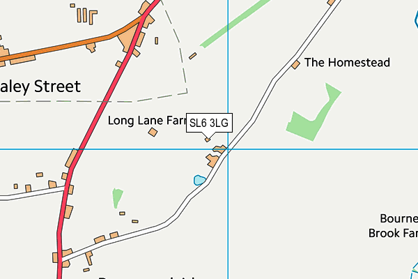 SL6 3LG map - OS VectorMap District (Ordnance Survey) SL6 3LG map - OS VectorMap District (Ordnance Survey)