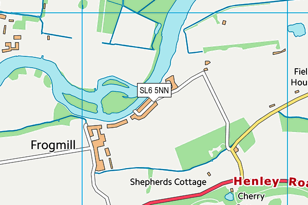 SL6 5NN map - OS VectorMap District (Ordnance Survey) SL6 5NN map - OS VectorMap District (Ordnance Survey)