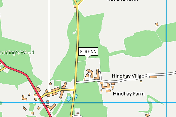 SL6 6NN map - OS VectorMap District (Ordnance Survey) SL6 6NN map - OS VectorMap District (Ordnance Survey)