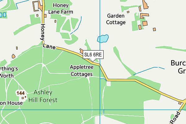 SL6 6RE map - OS VectorMap District (Ordnance Survey) SL6 6RE map - OS VectorMap District (Ordnance Survey)