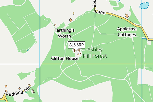 SL6 6RP map - OS VectorMap District (Ordnance Survey)