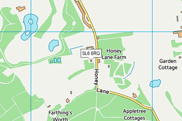 SL6 6RQ map - OS VectorMap District (Ordnance Survey) SL6 6RQ map - OS VectorMap District (Ordnance Survey)