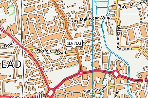 SL6 7EQ map - OS VectorMap District (Ordnance Survey) SL6 7EQ map - OS VectorMap District (Ordnance Survey)