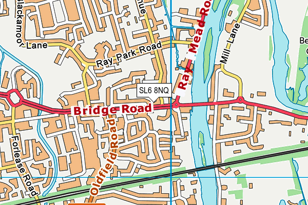 SL6 8NQ map - OS VectorMap District (Ordnance Survey) SL6 8NQ map - OS VectorMap District (Ordnance Survey)