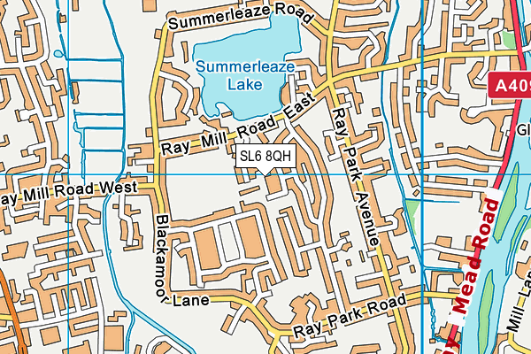 SL6 8QH map - OS VectorMap District (Ordnance Survey) SL6 8QH map - OS VectorMap District (Ordnance Survey)
