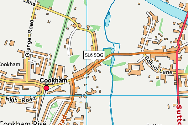 SL6 9QG map - OS VectorMap District (Ordnance Survey) SL6 9QG map - OS VectorMap District (Ordnance Survey)