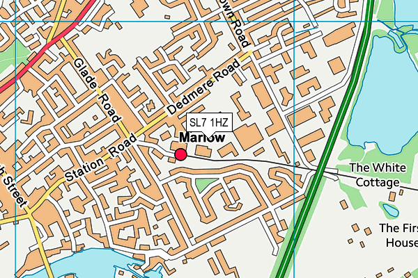 SL7 1HZ map - OS VectorMap District (Ordnance Survey) SL7 1HZ map - OS VectorMap District (Ordnance Survey)