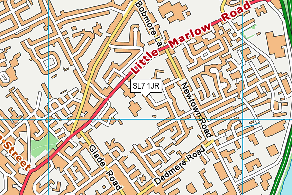 SL7 1JR map - OS VectorMap District (Ordnance Survey) SL7 1JR map - OS VectorMap District (Ordnance Survey)