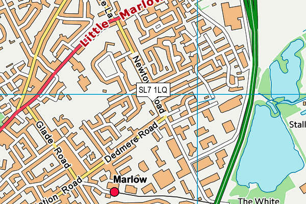 SL7 1LQ map - OS VectorMap District (Ordnance Survey) SL7 1LQ map - OS VectorMap District (Ordnance Survey)