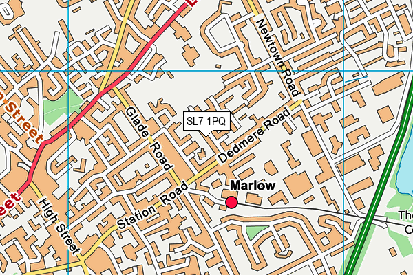 SL7 1PQ map - OS VectorMap District (Ordnance Survey) SL7 1PQ map - OS VectorMap District (Ordnance Survey)