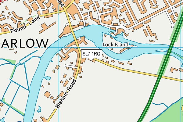 SL7 1RQ map - OS VectorMap District (Ordnance Survey) SL7 1RQ map - OS VectorMap District (Ordnance Survey)