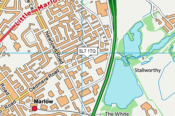 SL7 1TQ map - OS VectorMap District (Ordnance Survey) SL7 1TQ map - OS VectorMap District (Ordnance Survey)