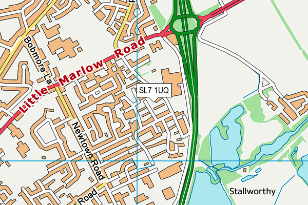 SL7 1UQ map - OS VectorMap District (Ordnance Survey) SL7 1UQ map - OS VectorMap District (Ordnance Survey)