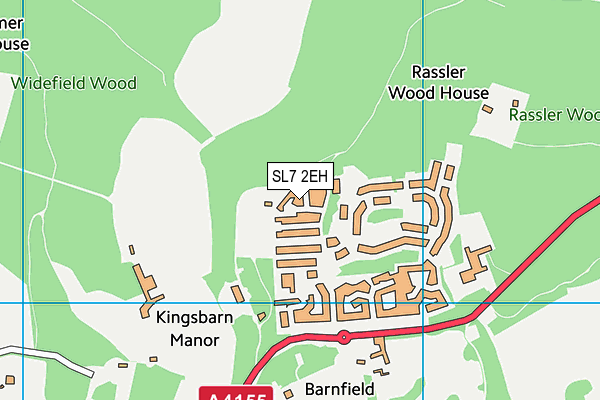 SL7 2EH map - OS VectorMap District (Ordnance Survey) SL7 2EH map - OS VectorMap District (Ordnance Survey)