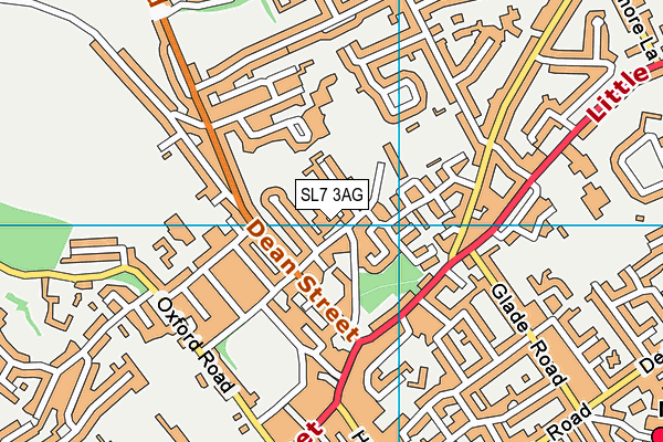 SL7 3AG map - OS VectorMap District (Ordnance Survey) SL7 3AG map - OS VectorMap District (Ordnance Survey)