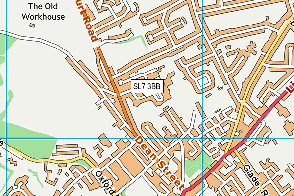 SL7 3BB map - OS VectorMap District (Ordnance Survey) SL7 3BB map - OS VectorMap District (Ordnance Survey)